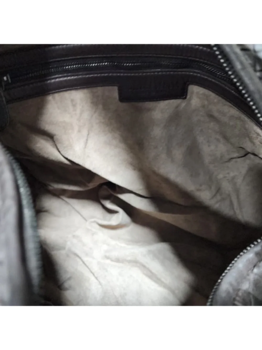 Authentic BOTTEGA VENETA Ebano Intrecciato Woven Nappa Leather Large Belly Hobo